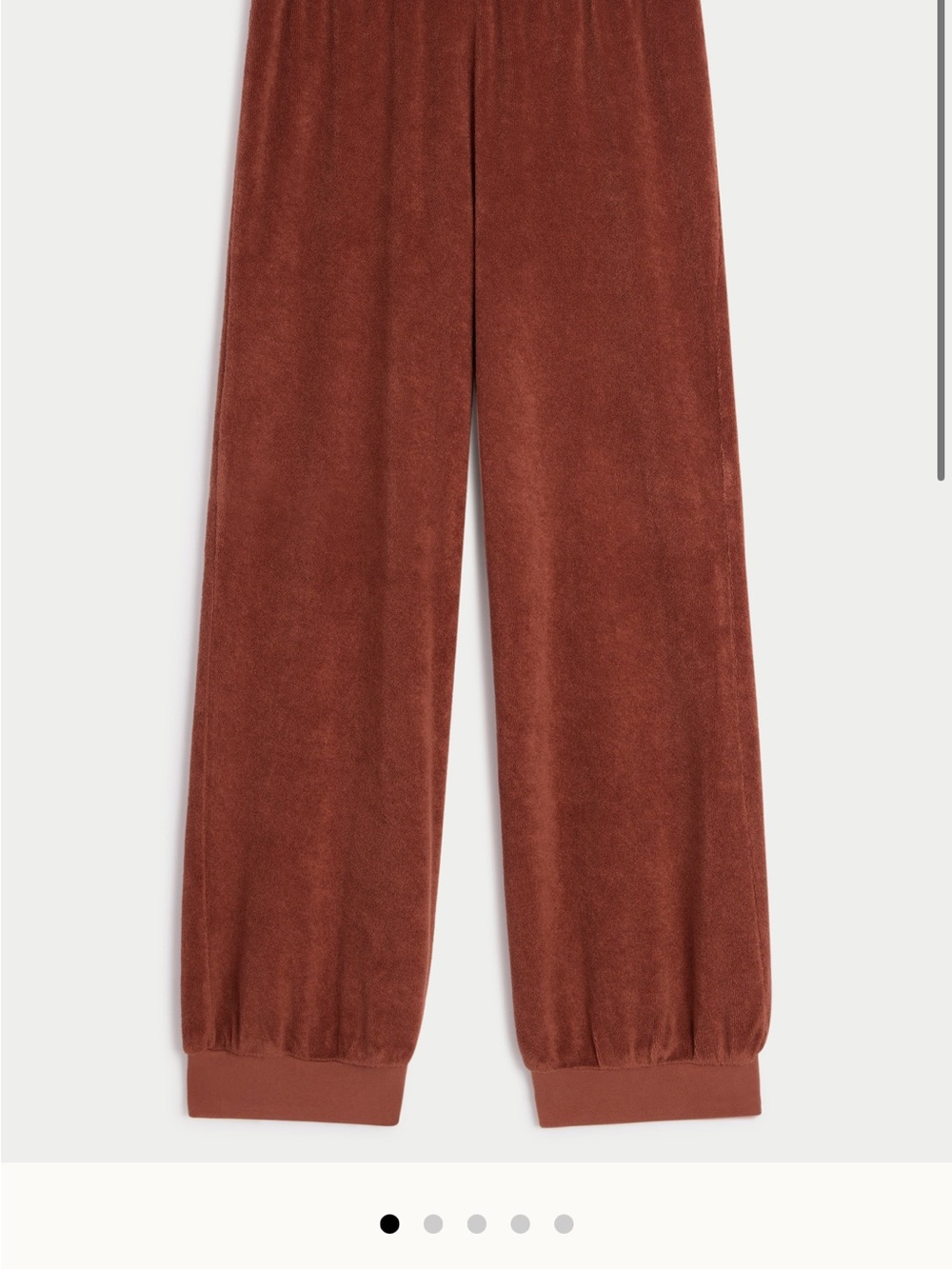 Suzi Kondi Rust Rust Velour Jogger Pants